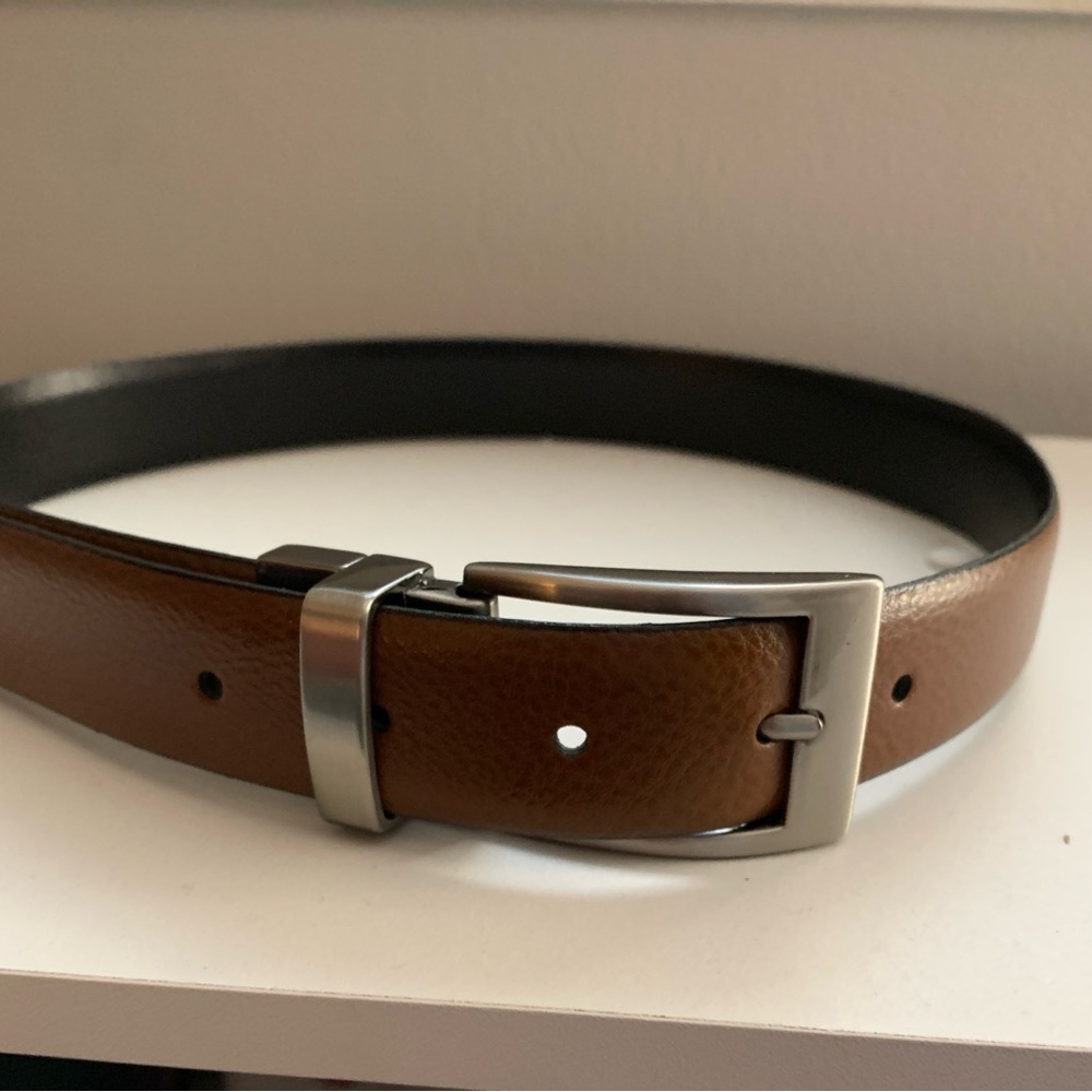 Men's Brown Leather Belt